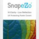 SnapeZo Poster Frame 36x48 Inches, White 1.7 Inch Aluminum Profile, Front-Loading Snap Frame, Wall Mounting, Wide Series