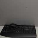 Ergonomic Keyboard and Mouse Combo - Full Size Keyboard Cordless with Palm Wrist Rest Ergonomic Mouse Wireless for Windows Computers Laptops - Black (Upgrade)