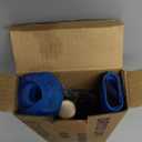 2 Pieces Dryer Vent Cleaner Kit Compatible with Most Vacuum Cleaner, Dryer Lint Brush and Vacuum Hose Attachment with Universal Connector, Quickly Lint Remover (Blue)