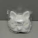 3 x DFLU Cat Therian Mask Kit with Fur and Eye Mesh, Blank DIY Therian Gear Stuff Masks Base to Paint
