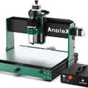 CNC Router Machine 4030-Evo Ultra 2, All-Metal XYZ Axis Dual Steel Linear Guides & Ball Screws with 800W Trim Router for Metal Aluminum Brass Wood Acrylic PCB