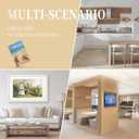 1 Gang Toggle Decorative Summer Blue Sky Starfish Beach Wall Plate - One single Gang Light Switch Plastic Decora Plate Cover with Screws