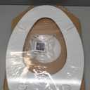 Mayfair Cassel Slow Close Toilet Seat, Easy Clean, Non Slip Premium Wood Seat, Easy Install, Made in USA, Elongated, White