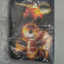 Sports Card Binder, Trading Card Binder 4 Pocket with 50 Sleeves Fits 400 Sport Cards, Sports Card Holder Binder with Zipper, Football Baseball Basketball Hockey Card Collection Storage Album