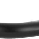 Matte Black Curtain Rods for Window 28-53", Wrap Around Splicing Single Window Rod, Heavy Duty 1 Inch Diameter Room Darkening Drapery Rod Telescoping