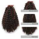 14 Inch Drawstring Ponytail Extension for Black Women, Curly Long Hair Ponytail, Natural Black Pony Tails Hair Extensions with Secure Fit for Easy Daily Wear (8H30)