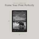 Americanflat 12x18 Poster Frame 2-Pack - Slim Molding - Black