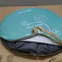 Gorich Easy Pop Up Beach Tent for 3-4 Person, UPF 50+ UV Protection Beach Umbrella Sun Shelter, Portable Lightweight Shade with Easy Foldable & Instant Setup (Turquoise)