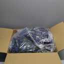 Lunmon 2 Pack 24" Artificial Topiary Ball Plants Trees with Flowers, Outdoor Fake Topiary Plants with Ground Spike, UV Resistant Faux Bushes for Indoor Outdoor Front Door Decor(Purple,Rose)