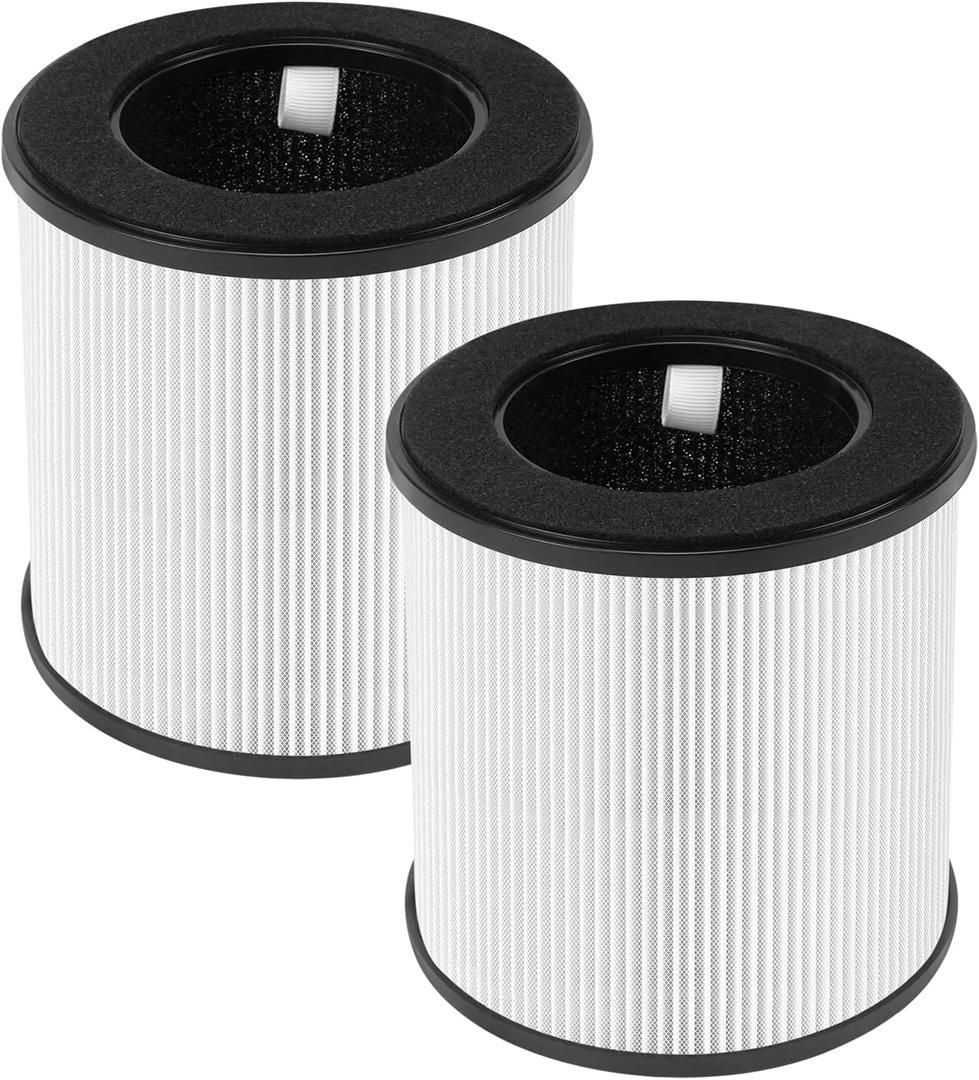 B-D02L M05 Air Purifier Replacement Filter, Compatible with MOOKA B-D02L Air Purifiers, MOOKA M05,KOIOS B-D02L and VEWIOR B-D02U Air Purifier, 2 Pack