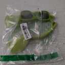 Halloween Green Monster Ears Headband Ogre Sunglasses Ogre Ears Hair Hoop Alien Hairband Eyeglasses for Carnival Party