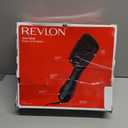 REVLON One-Step Hair Dryer and Styler, All-in-One Detangling and Straightener Brush for Salon-Quality Smooth, Straight Hair, More Shine and Less Frizz, Black (1 Count (Pack of 1))