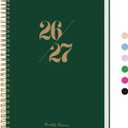 Monthly Planner 2026-2027, 2 Year Months Calendar Planner 2026-2027, Runs from January 2026 - December 2027, 7" x 10", 24 Months, Perfect for School Office Home Planning - Dark Green