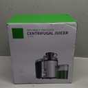 GDOR 800W Juicer Machine, 3 Wide Feed Chute, Dual-Speed Centrifugal Juicer for Fruits & Vegetables, Anti-Drip Function, BPA-Free, Easy to Clean with Brush, White