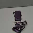 Wallet Case Compatible with iPhone 15 Pro RFID Blocking 7-Card Holder Soft PU Leather Magnetic Snap Shoulder Strap Zipper Pocket Phone Case Fit for iPhone 15 Pro Women 6.1" - Purple