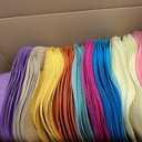 100 Pcs DIY Straw Hats Bulk, for Art Craft Party Supplies, Colorful, Adult