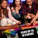 HUES and CUES - Vibrant Color Guessing Board Game for 3-10 Players Ages 8+, Connect Clues and Guess from 480 Color Squares