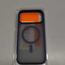 TORRAS Stronger Magnetic & Shockproof for iPhone 17 Pro Max Case, Fit for MagSafe, Military Grade Drop Protection, Camera Control, DIY Button, Slim for iPhone 17 Pro Max Case Translucent Deep Blue