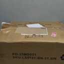 Wine Bar Cabinet, Rustic Freestanding Wine Rack with Glass Holder and Fence, Bar Cabinet with 2 Tier Storage, Liquor Shelf for Home Bar, Rustic Brown