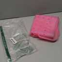 Bathroom Tub Mat Non Slip 35.4'' x 15.7'', Non Slip Bath Mat for Shower, Drain Holes Keep Bathtub Clean, Machine Washable Soft Silicone, Comfortable Underfoot Design for Shower, Clear Pink