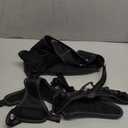 Dog Knee Brace for Torn ACL Hind Leg - Keeps Joints Warm and Stable, Upgraded Adjustable Leg Support, Dogs Rear Leg Wrap Harness Set for Leg Wound Care Prevents Licking (L (fits thigh circumference: 12-13.5 in), Dark black)