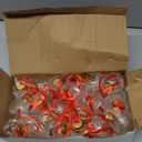 Joiedomi 18 Pcs Mini Christmas Boozeball Ornaments Set, 1.7 oz Clear Plastic Fillable Ball, Ball Ornaments for Christmas Tree Hanging Decorations Indoor, Xmas Party Favors Supplies Presents