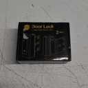 Home Security Door Lock Door Reinforcement Lock Door Locks for Kids Safety Flip Door Lock Latch Childproof Night Lock Door Security Front Door Child Safety Lock High Security Locks for Doors Inside (White)