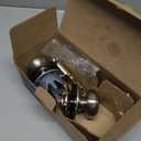 Schlage F10 GEO 619 Georgian Door Knob, Hall & Closet Passage Lock, Satin Nickel