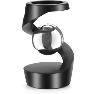 Fidget Toys for Adults, Metal Fidget Toys Desk Fidgets for Office for Adults, Quite Kids Fidget Toys for Anxiety and Stress (Black Silver)