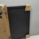 Replacement Dog Crate Pan for MidWest and New World Dog Crate (35.5"L x 23.8"W x 1.0"H, Black)