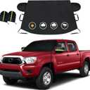 Joroamp Car Windshield Cover for Ice and Snow,600D Frost Removal Wiper Protector, All Weather Waterproof Sunshade Snow Cover with Side Mirrors Cover Fits Most Cars Trucks SUVs, XL (74 x 43 Inches)