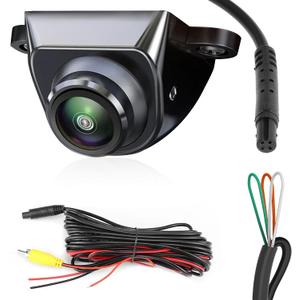 AHD1080P Car Park Assist Backup Reverse Camera with Video Format Rear Front Side View Cam Transform Adjustable Fisheye Lens Waterproof Night Vision 170 Degree Wide View