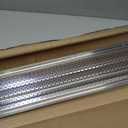 Gutter Guard, 5" Width, Aluminum Leaf Filter DIY Gutter Cover, 3 PCS 11.5ft Total Length, 0.157'' Hole Diameter & 0.02'' Thick Fits Any Roof or Gutter Type