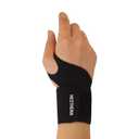 Slim and Colorful Wrist Brace, Flexible, Wrist Support, for Men and Women, Adjustable, Sports, Lightweight, Fits Both Hands, 1pcs (Black)