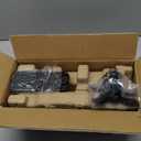 monTEK Single Monitor Wall Mount for 17 to 32 inch Flat/Curved Screens, Holds to 19.8 lbs, Full Motion Adjustable Mechanical Spring Monitor Arm, 75x75/100x100 VESA Wall Mount, Black