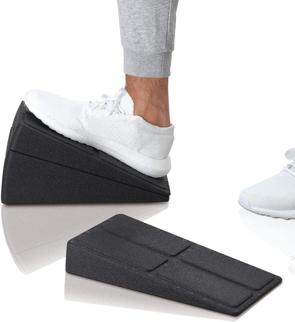 Slant Board 3pcs 12''Squat Wedge Calf Stretcher for Physical Therapy Equipment Plantar Fasciitis,Heel, Foot Stretching, Shin Splint, and Calf Stretch Wedge Improve Lower Leg