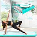 Air Mat Tumble Track, Gymnastics Mats Tumbling Track with Electric Air Pump for Home Use Cheerleading Training Kids Gym Yoga