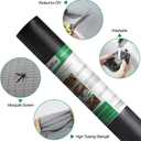 Fiberglass Window Screen Roll 36in x 100ft DIY Custom Screens Replacement Mesh for Windows Doors Patio Screens Premium Pet Proof Screen Porch Screen for Outdoor Kitchens Tree Houses Pool Houses