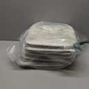 11 x 11 Inch Cube Storage Bins, 6 Pack Large Collapsible Fabric Storage Bin with Ropes, Foldable Storage Cubes for Home, Office,Closet, Clothes, Toys Organizer (White & Beige-11"x11"x11")