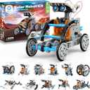 Sillbird 12-in-1 Solar Robot Building Kit STEM Gift for Boys Aged 8-13, DIY Science Educational Robotic Toys for Kids Teens Birthday, Powered by The Sun with 190 Pieces