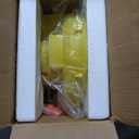 FBSPORT Inflatable Bounce House Water Slide, Bounce House for Kids with Toy Market Stand Splash Pool Bouncer Climbing Wall Water Gun Ball Dart, Bouncy Castle W/620W Blower for Outdoor Indoor, Red