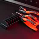 DEHOYI 24 pcs Magnetic Plier Organizer Set for Toolbox & drawer Storage|Modular Plier holders for Mechanics, Technicians, Space-Saving & Quick-Access,Gift for father and boyfriend (Black)