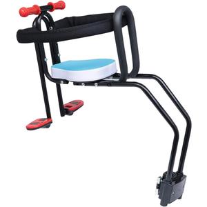Kisangel Seat Blue Bicycle Seat for Boys Front Mounted Bike Seat for Mountain Biking Sturdy and Easy to Install