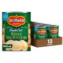 DEL MONTE FRESH CUT Whole New Canned Potatoes, Canned Vegetables, 12 Pack, 14.5 oz Can (BB: January 28, 2026)