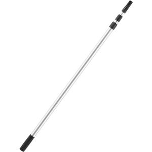 XINQIAO Paint Roller Extension Pole for Cleaning, 3.8 Ft to 10 Ft Aluminum Telescoping Pole with 3 Adjustable Length Sections, Universal Thread