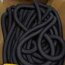 Flexi Hose Lightweight Expandable Garden Hose, 150FT -Retractable Garden Hose, Water Hose - No-Kink Flexibility, 3/4 Inch Solid Brass Fittings and Double Latex Core (Black)