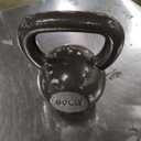 Amazon Basics Cast Iron Kettlebell, 50 Pounds, Black