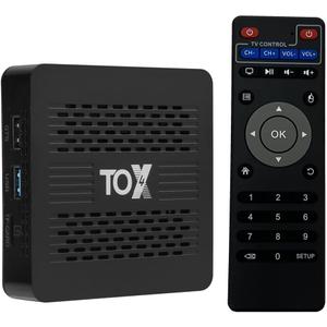 Android TV Box, TOX4 TV Box Android 13.0 RK3528 4GB RAM 32GB ROM 2.4G/5G WiFi 1000M BT5.0 USB3.0 4K H.265 HDR Box