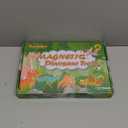 Toys for Toddlers, 11 Magnetic Wooden Dinosaur Train Set, Montessori Toys for Toddlers, Preschool Educational Material for Kids, Birthday Gifts for Boys, Girls