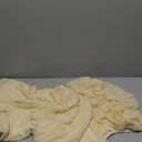 GORGLITTER Women's Ruched Mesh Bodycon Maxi Dresses Draped Front Cowl Neck Wedding Guest Cocktail Long Dress (Medium, Yellow)